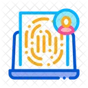 Fingeridentitat Finger Unterschrift Symbol