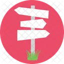 Fingerpost Directions Signpost Icon