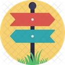 Fingerpost Directions Signpost Icon