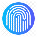 Fingerprint Biometric Identification Fingerprint Scan Icon