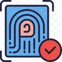 Fingerprint Security Thumb Icon