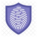 Fingrprint Security Protection Icon