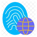 Fingerprint Secure Internet Icon