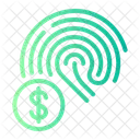 Fingerprint Payment Secure Icon