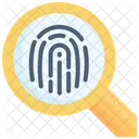 Fingerprint Check Identity Icon