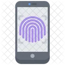 Fingerprint Phone Hacker Icon