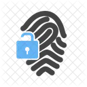 Fingerprint Lock Safety Icon
