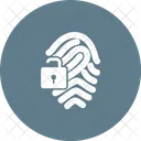 Fingerprint Lock Safety Icon
