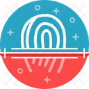 Fingerprint Biometric Identification Icon