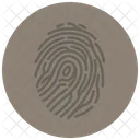 Fingerprint Scan Security Icon