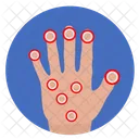 Fingerprint Hand Biometry Icon