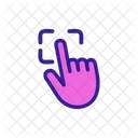 Biometric Verification Finger Icon