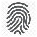 Fingerprint Cryptographic Signature Icon