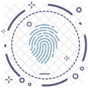 Security Fingerprint Lock Icon