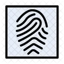 Identity Verification Fingerprint Icon
