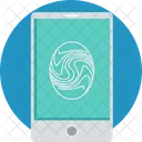 Fingerprint Biometric App Mobile Icon