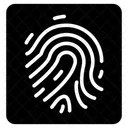 Fingerprint Security Scan Icon
