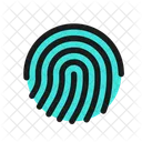 Fingerprint Lock Protection Icon