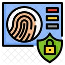 Fingerprint Biometric Digital Transformation Permission Security Technology Digital Security Icon
