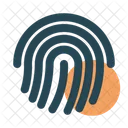 Fingerprint Biometric Scan Icon