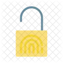 Fingerprint Unlock Lock Icon