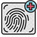Fingerprint Biometric Identify Icon
