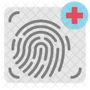 Fingerprint Biometric Identify Icon