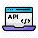 API、テクノロジー統合、 Webプログラミング アイコン