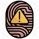 Fingerprint Alert  Icon