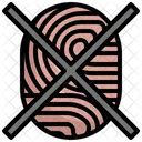 Fingerprint Cancellation  Icon