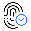 Authentication Authenticity Biometric Identification Icon