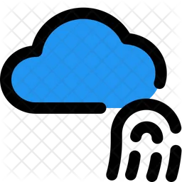 Fingerprint Cloud  Icon