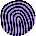Fingerprint Computer Data Icon
