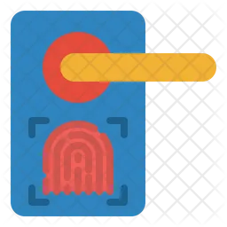 Fingerprint Door Lock  Icon