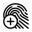 Fingerprint Add New Icon