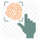 Fingerprint Password Login Icon