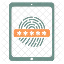 Fingerprint Password Login Icon