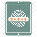 Fingerprint Password Login Icon