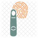 Fingerprint Password Scan Icon