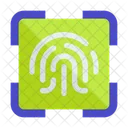 Science Fingerprint Print Icon