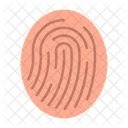 Fingerprint Security Biometric Icon