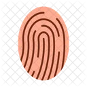 Fingerprint Security Biometric Icon