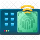Fingerprint Security Biometric Icon