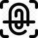 Fingerprint Security Biometric Icon