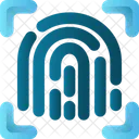 Fingerprint Security Biometric Icon