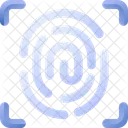 Fingerprint Security Biometric Icon
