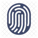 Fingerprint Secure Security Icon