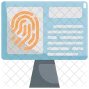 Fingerprint Law Justice Icon
