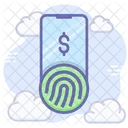 Fingerprint Security Biometric Icon