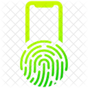 Fingerprint Security Biometric Icon